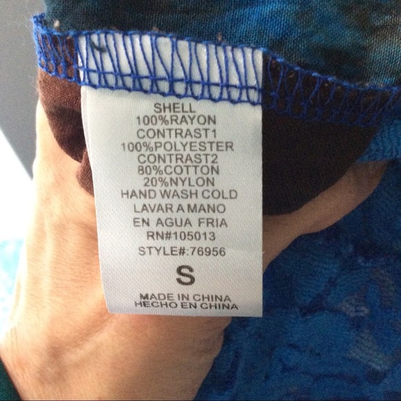 VINTAGE UNWORN TIE DYE LACE & MESH PANEL SLIPDRESS S - Picture 8 of 8